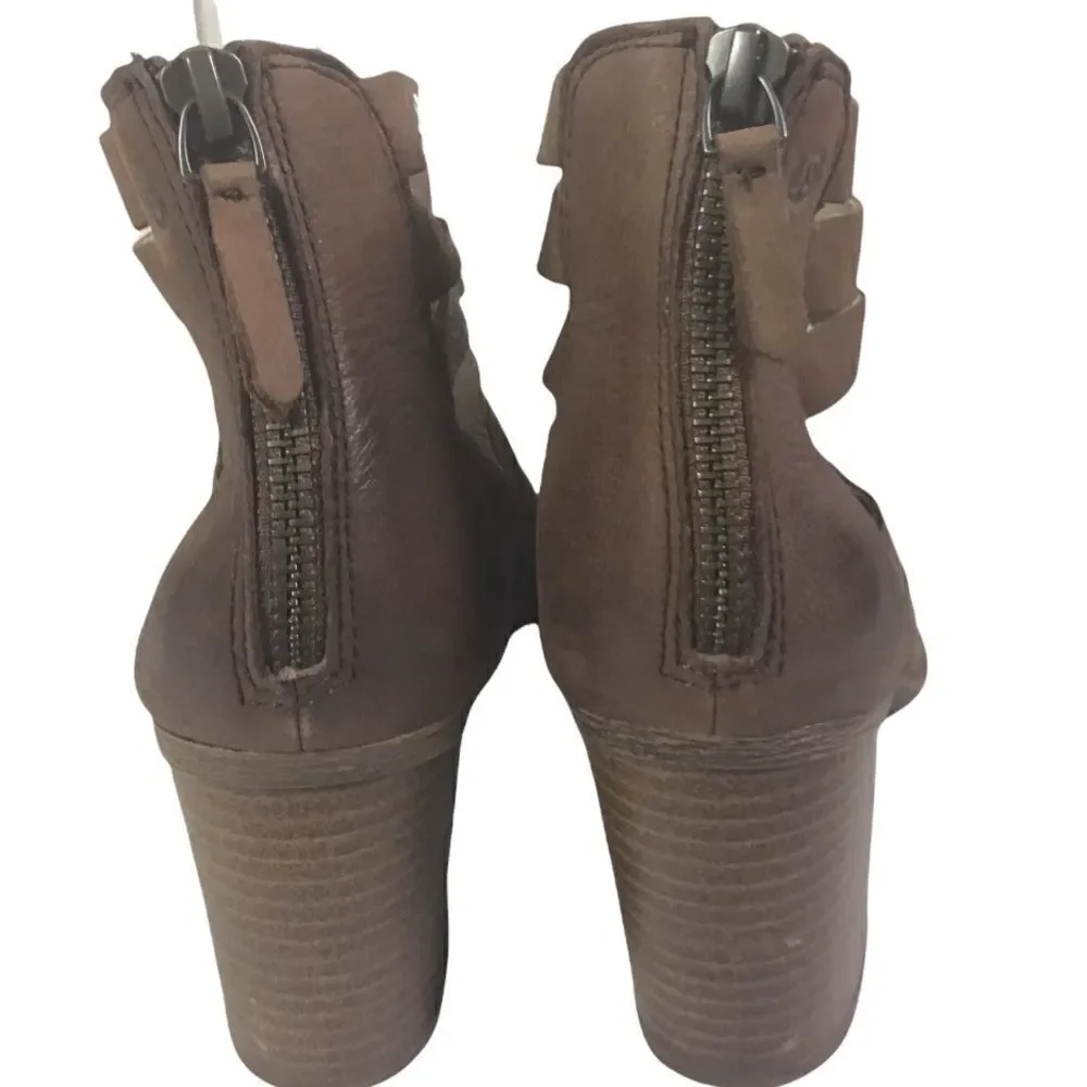 Josef Siebel Ankle Boots Brown Block Heel Bootie